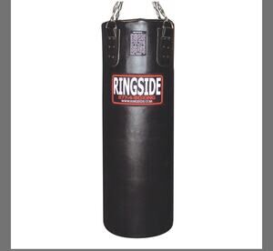 Ringside Leather Heavy Bag - Unfilled (Black). (A SHLV)